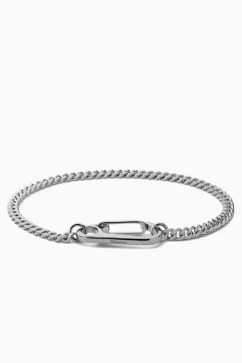 Ira Chain Bracelet in Sterling Silver