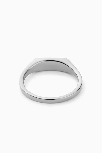 Thin Lennox Light Jasper Ring in Sterling Silver