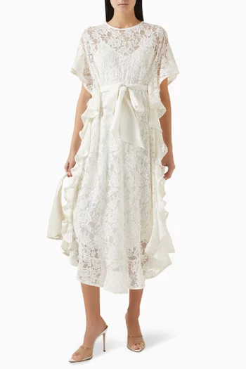 Crush Lace Midi Dress