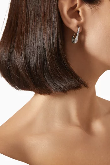 x Atlanta Safety First Earrings in Silver-plated Brass