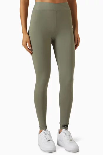 Mermaid-waist Leggings in Soft-nylon