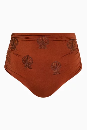 Victoria Vintage Embroidered Bikini Briefs