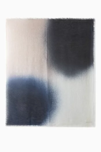 Tie & Dye Scarf in Linen