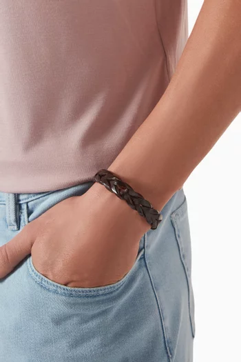 Braided Bracelet in Leather