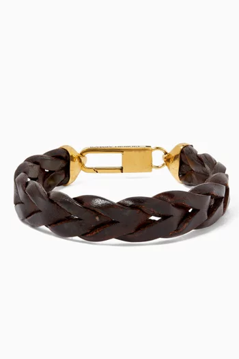 Braided Bracelet in Leather