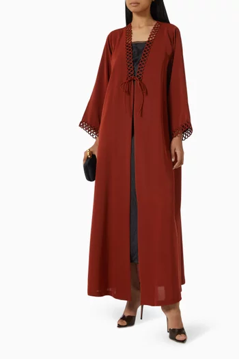 Elysian Self-tie Abaya in Crepe