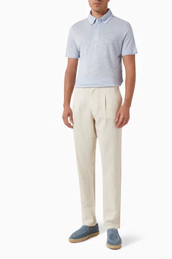 Polo Shirt in Linen