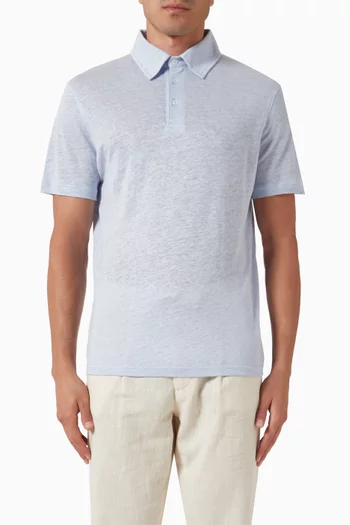 Polo Shirt in Linen