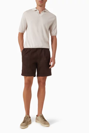 تي شيرت بولو بلا أزرار قطن مصري