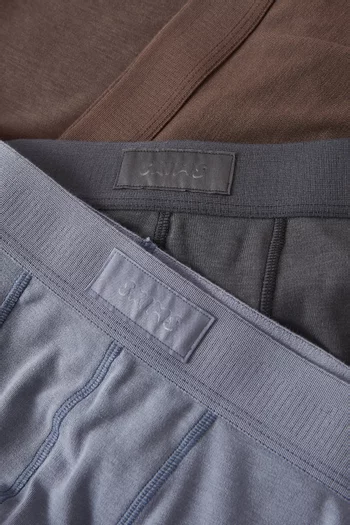 Cotton 3" Boxer Briefs, Set of 3