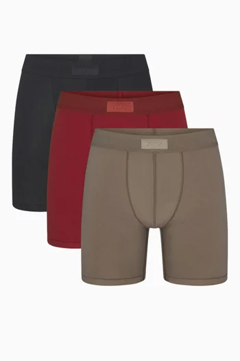 Cotton 5" Boxer Briefs, Set of 3
