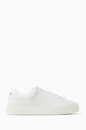 Greca Sneakers in Leather