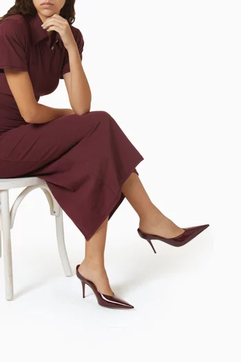 Anok 90 Mules in Patent Leather
