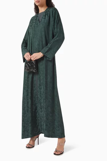 Emerald Wave Abaya Set