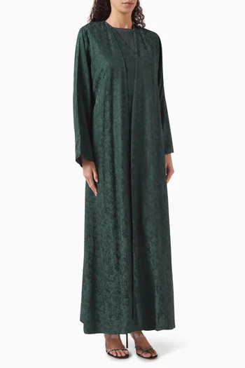 Emerald Wave Abaya Set