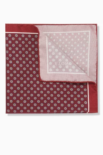 Four-side Pocket Square in Silk