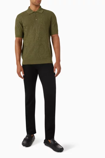 Barocco Polo Shirt in Knit