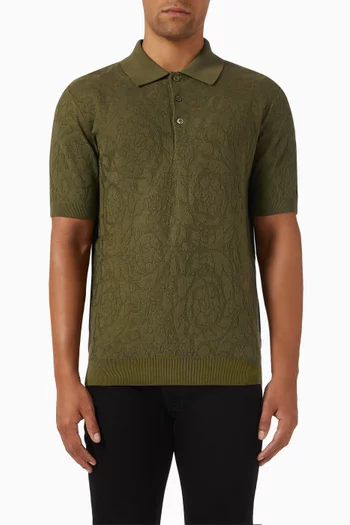 Barocco Polo Shirt in Knit