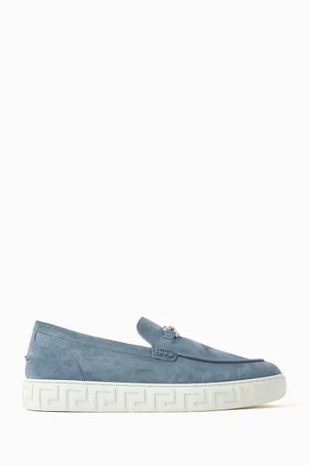 Medusa '95 Greca Loafers in Suede