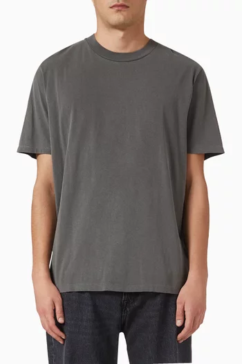 تي شيرت بقصة مربعة قطن جيرسيه