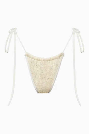 Lio Sequin-embellished Bikini Briefs