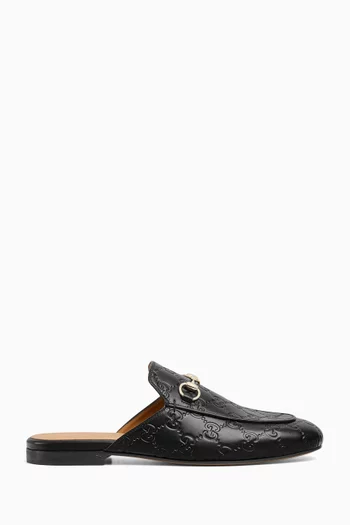 Flat mules gucci discount