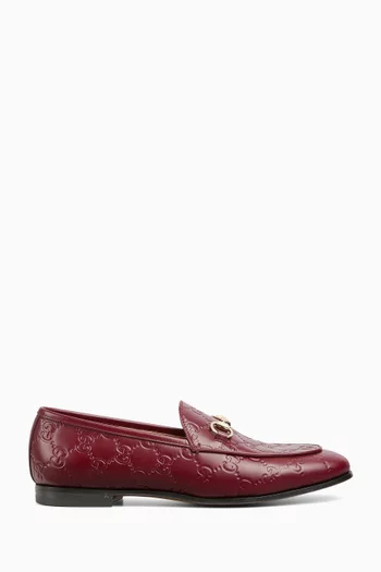 Jordaan GG Loafers in Embossed Leather