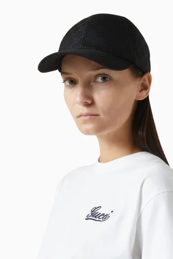 GG Baseball Hat in Canvas