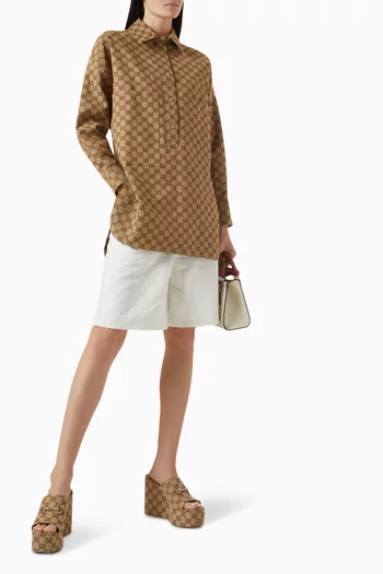 Shirt in GG Canvas
