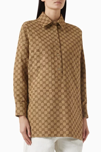 Shirt in GG Canvas