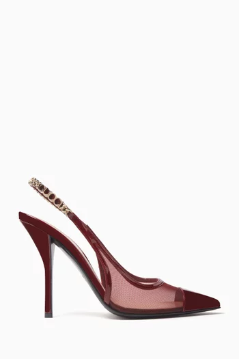Signoria 105 Slingback Pumps in Mesh