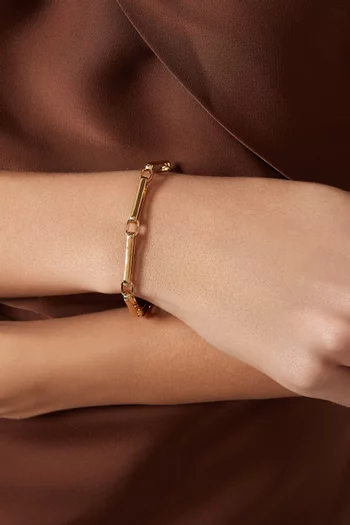 Chiusa Bracelet in 14kt Gold-plated Brass
