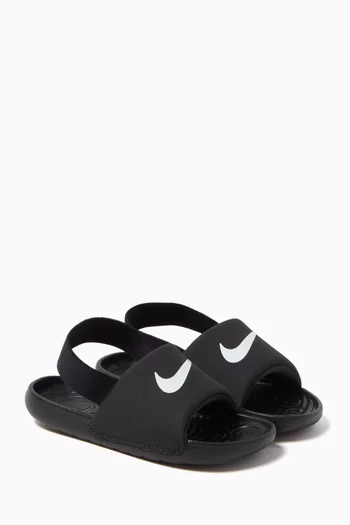 Buy Nike Black Kawa Slide Sandals in Rubber For Boys Online Ounass Bahrain