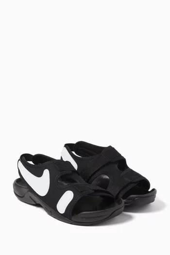 Buy Nike Black Sunray Adjust 6 Sandals For Girls Online Ounass Bahrain