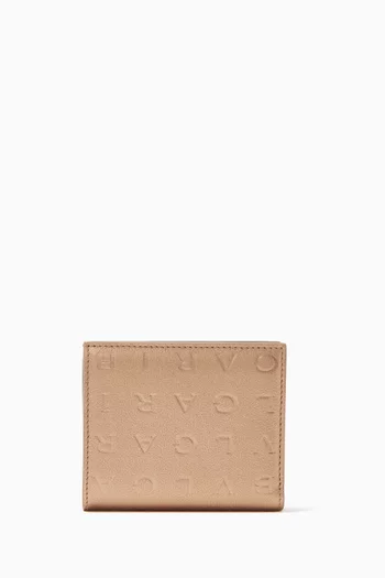 Logo Infinitum Compact Wallet in Leather