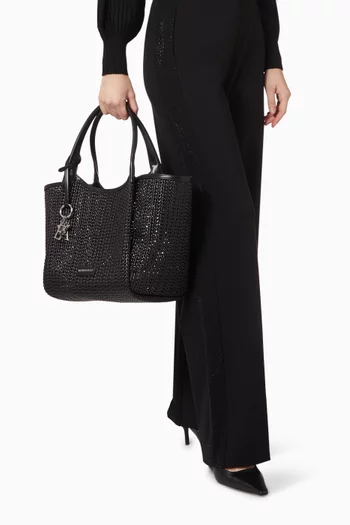 Shopping Tote Bag in Raffia