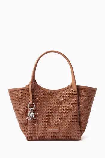 Shopping Tote Bag in Raffia