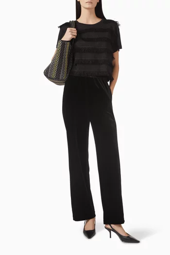 Fringe T-shirt in Cotton