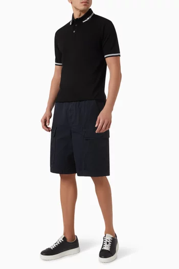 Eagle Logo Polo Shirt in Cotton