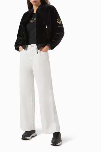 Wide-leg Jeans in Denim