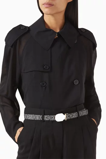 Morgan Reversible Belt in Saffiano Leather
