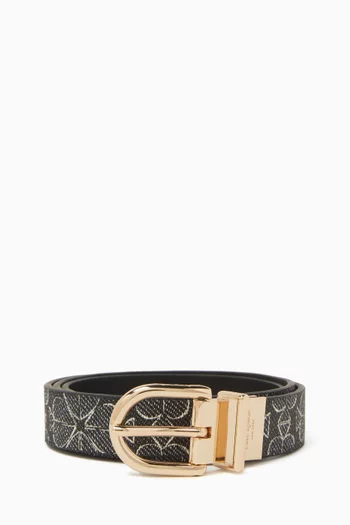 Morgan Reversible Belt in Saffiano Leather