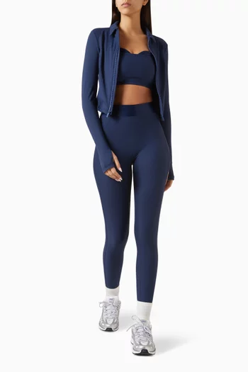 x Mona Kattan Lina High-waisted Leggings