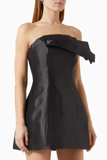 On Rotation Multi-fold Mini Dress