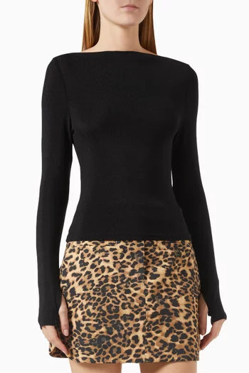 Intermission Off-shoulder Top in Lurex