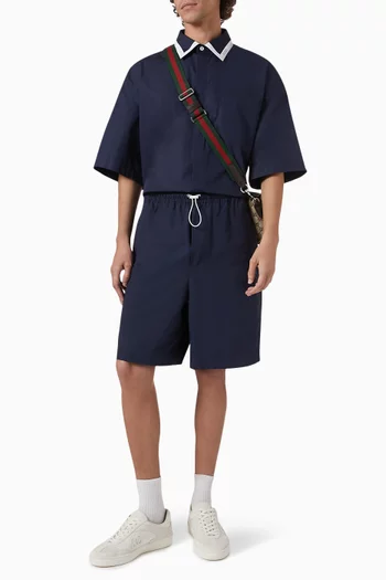 Shorts in Cotton Poplin