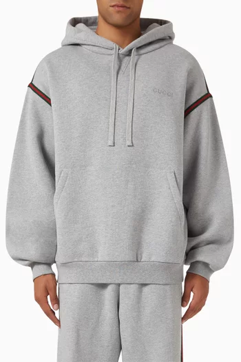 Web Hoodie in Cotton Jersey