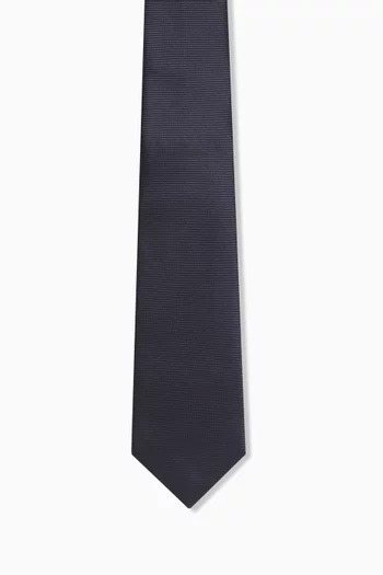 GG Horsebit Tie in Silk-jacquard