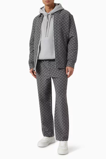 GG Zip Overshirt in Brushed Flannel