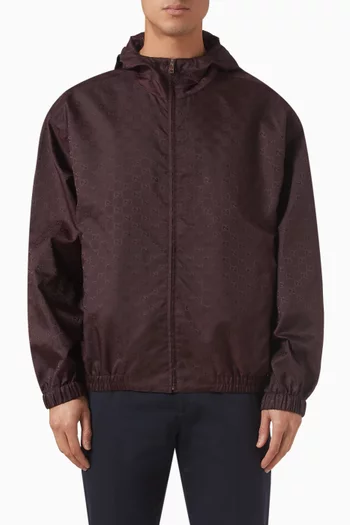 Monogram Hoodie in GG Nylon